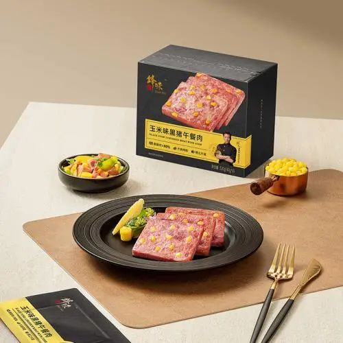 鋒味派玉米味黑豬午餐肉